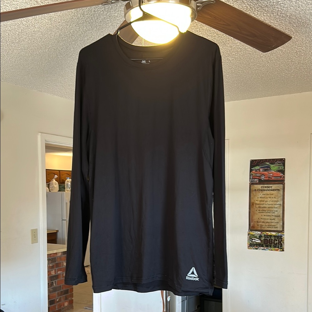 Reebok Black Long Sleeve Tee